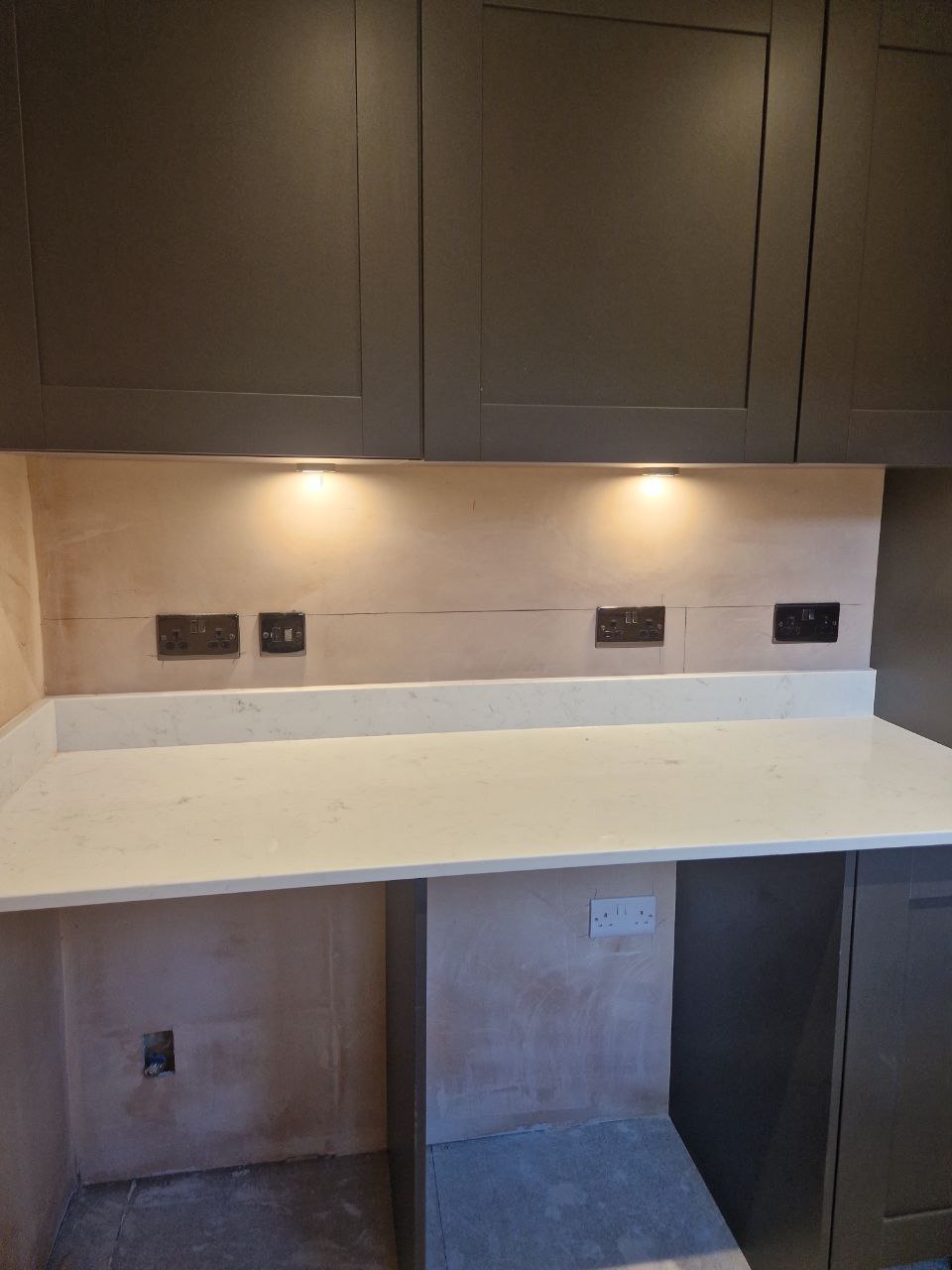 Updated sockets and lighting circuits installed